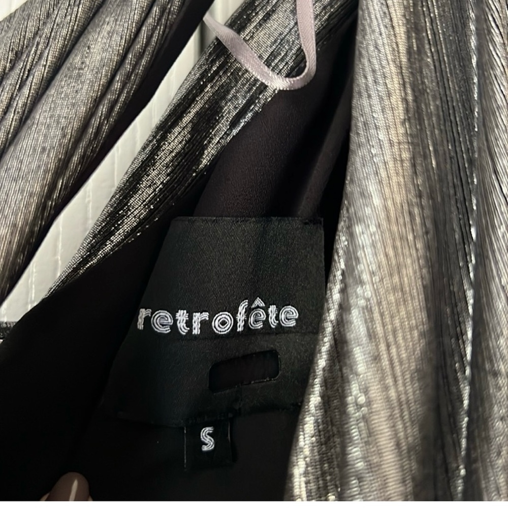 Retrofete Andrea Gunmetal Gown - Picture 5 of 6